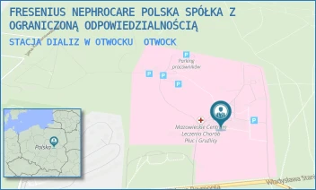 STACJA DIALIZ W OTWOCKU - FRESENIUS NEPHROCARE POLSKA SPÓŁKA Z OGRANICZONĄ ODPOWIEDZIALNOŚCIĄ - REYMONTA 83/91,  OTWOCK