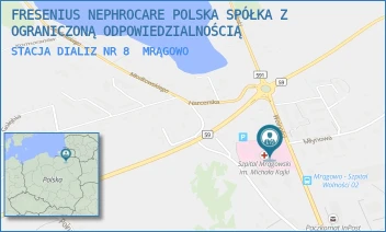 STACJA DIALIZ NR 8 - FRESENIUS NEPHROCARE POLSKA SP. Z O.O. - WOLNOŚCI 3,  MRĄGOWO