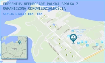 STACJA DIALIZ EŁK - FRESENIUS NEPHROCARE POLSKA SP. Z O.O. - BARANKI 24,  EŁK