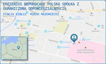 STACJA DIALIZ - FRESENIUS NEPHROCARE POLSKA SPÓŁKA Z OGRANICZONĄ ODPOWIEDZIALNOŚCIĄ - SZPITALNA 37,  MIŃSK MAZOWIECKI