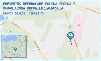 STACJA DIALIZ - FRESENIUS NEPHROCARE POLSKA SPÓŁKA Z OGRANICZONĄ ODPOWIEDZIALNOŚCIĄ - MAŁOGOSKA 27,  JĘDRZEJÓW