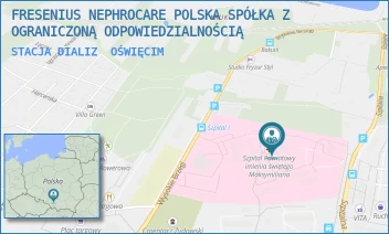 STACJA DIALIZ - FRESENIUS NEPHROCARE POLSKA SPÓŁKA Z OGRANICZONĄ ODPOWIEDZIALNOŚCIĄ - UL. WYSOKIE BRZEGI 4,  OŚWIĘCIM