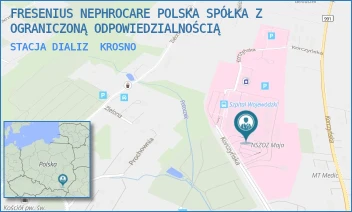 STACJA DIALIZ - FRESENIUS NEPHROCARE POLSKA SPÓŁKA Z OGRANICZONĄ ODPOWIEDZIALNOŚCIĄ - UL. KORCZYŃSKA 57,  KROSNO