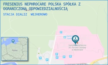 STACJA DIALIZ - FRESENIUS NEPHROCARE POLSKA SP. Z O.O. - UL. DR. ALOJZEGO JAGALSKIEGO 10,  WEJHEROWO