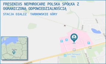 STACJA DIALIZ - FRESENIUS NEPHROCARE POLSKA SPÓŁKA Z OGRANICZONĄ ODPOWIEDZIALNOŚCIĄ - UL. PYSKOWICKA 47, TARNOWSKIE GÓRY