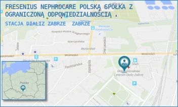 STACJA DIALIZ ZABRZE - FRESENIUS NEPHROCARE POLSKA SPÓŁKA Z OGRANICZONĄ ODPOWIEDZIALNOŚCIĄ - UL. WOLMOŚCI 61,  ZABRZE