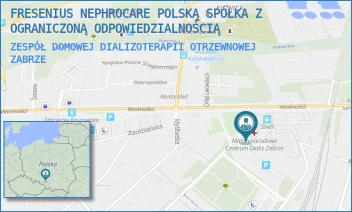 ZESPÓŁ DOMOWEJ DIALIZOTERAPII OTRZEWNOWEJ - FRESENIUS NEPHROCARE POLSKA SPÓŁKA Z OGRANICZONĄ ODPOWIEDZIALNOŚCIĄ - UL. WOLMOŚCI 61,  ZABRZE