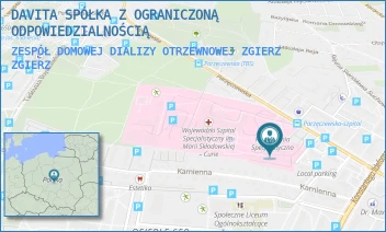 ZESPÓŁ DOMOWEJ DIALIZY OTRZEWNOWEJ ZGIERZ - DAVITA SPÓŁKA Z OGRANICZONĄ ODPOWIEDZIALNOŚCIĄ - PARZĘCZEWSKA 35,  ZGIERZ
