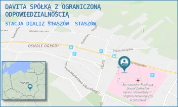 STACJA DIALIZ STASZÓW - DAVITA SPÓŁKA Z OGRANICZONĄ ODPOWIEDZIALNOŚCIĄ - 11 LISTOPADA 78, STASZÓW