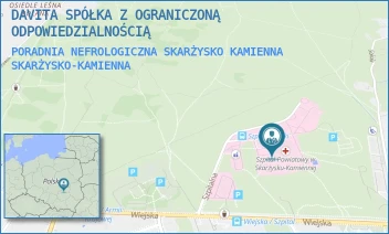 PORADNIA NEFROLOGICZNA SKARŻYSKO KAMIENNA - DAVITA SPÓŁKA Z OGRANICZONĄ ODPOWIEDZIALNOŚCIĄ - SZPITALNA 1, SKARŻYSKO-KAMIENNA
