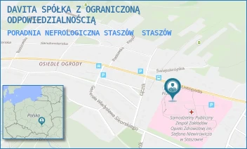 PORADNIA NEFROLOGICZNA STASZÓW - DAVITA SPÓŁKA Z OGRANICZONĄ ODPOWIEDZIALNOŚCIĄ - 11 LISTOPADA 78, STASZÓW