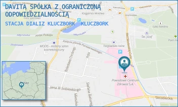 STACJA DIALIZ KLUCZBORK - DAVITA SPÓŁKA Z OGRANICZONĄ ODPOWIEDZIALNOŚCIĄ - UL. M.C.SKŁODOWSKIEJ 23,  KLUCZBORK