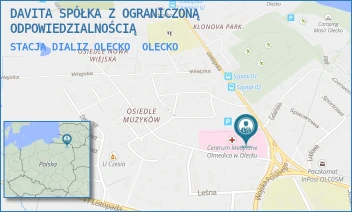 STACJA DIALIZ OLECKO - DAVITA SPÓŁKA Z OGRANICZONĄ ODPOWIEDZIALNOŚCIĄ - GOŁDAPSKA 1,  OLECKO