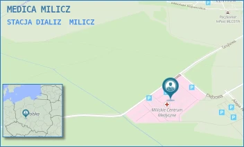 STACJA DIALIZ - MEDICA MILICZ - UL. GRZYBOWA 1,  MILICZ