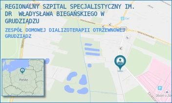 ZESPÓŁ DOMOWEJ DIALIZOTERAPII OTRZEWNOWEJ - REGIONALNY SZPITAL SPECJALISTYCZNY IM. DR  WŁADYSŁAWA BIEGAŃSKIEGO W GRUDZIĄDZU - RYDYGIERA 15/17,  GRUDZIĄDZ