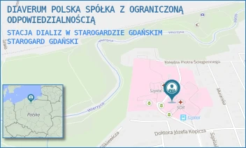 STACJA DIALIZ W STAROGARDZIE GDAŃSKIM - DIAVERUM POLSKA SPÓŁKA Z OGRANICZONĄ ODPOWIEDZIALNOŚCIĄ - UL. DRA JÓZEFA BALEWSKIEGO 1, STAROGARD GDAŃSKI
