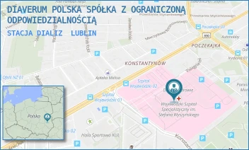 STACJA DIALIZ - DIAVERUM POLSKA SPÓŁKA Z OGRANICZONĄ ODPOWIEDZIALNOŚCIĄ - AL. KRAŚNICKA 100, LUBLIN