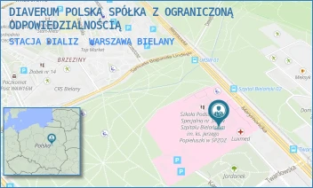 STACJA DIALIZ - DIAVERUM POLSKA SPÓŁKA Z OGRANICZONĄ ODPOWIEDZIALNOŚCIĄ - CEGŁOWSKA 80,  WARSZAWA BIELANY