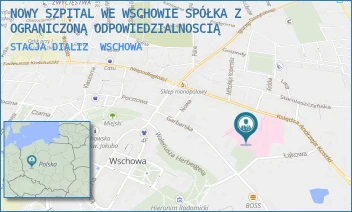 STACJA DIALIZ - NOWY SZPITAL WE WSCHOWIE SPÓŁKA Z OGRANICZONĄ ODPOWIEDZIALNOSCIĄ - UL. KS. A KOSTKI 33,  WSCHOWA