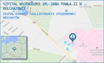 ZESPÓŁ DOMOWEJ DIALIZOTERAPII OTRZEWNOWEJ - SZPITAL WOJEWÓDZKI IM. JANA PAWŁA II W BEŁCHATOWIE - UL. CZAPLINIECKA 123,  BEŁCHATÓW