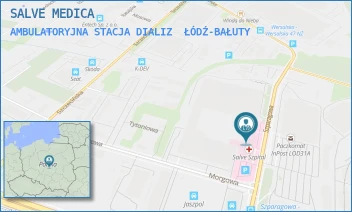 AMBULATORYJNA STACJA DIALIZ - SALVE MEDICA - UL. SZPARAGOWA 10,  ŁÓDŹ-BAŁUTY