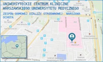 ZESPÓŁ DOMOWEJ DIALIZY OTRZEWNOWEJ - UNIWERSYTECKIE CENTRUM KLINICZNE WARSZAWSKIEGO UNIWERSYTETU MEDYCZNEGO - ŻWIRKI I WIGURY 63A,  WARSZAWA OCHOTA