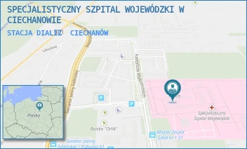 STACJA DIALIZ - SPECJALISTYCZNY SZPITAL WOJEWÓDZKI W CIECHANOWIE - POWST. WIELKOPOLSKICH 2,  CIECHANÓW
