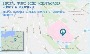 ZESPÓŁ DOMOWEJ DIALIZOTERAPII OTRZEWNOWEJ - SZPITAL MATKI BOŻEJ NIEUSTAJĄCEJ POMOCY W WOŁOMINIE - GDYŃSKA 1/3,  WOŁOMIN