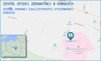 ZESPÓŁ DOMOWEJ DIALIZOTERAPII OTRZEWNOWEJ - ZESPÓŁ OPIEKI ZDROWOTNEJ W KOŃSKICH - GIMNAZJALNA 41B, KOŃSKIE