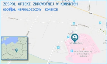 ODDZIAŁ NEFROLOGICZNY - ZESPÓŁ OPIEKI ZDROWOTNEJ W KOŃSKICH - GIMNAZJALNA 41B, KOŃSKIE