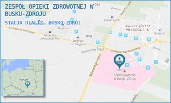 STACJA DIALIZ - ZESPÓŁ OPIEKI ZDROWOTNEJ W BUSKU-ZDROJU - BOHATERÓW WARSZAWY 67, BUSKO-ZDRÓJ